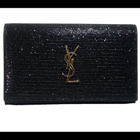 denim ysl clutch|ysl clutch and evening.